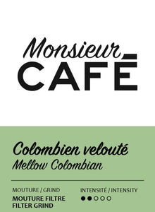 Monsieur Café Colombien velouté filtre PERCO