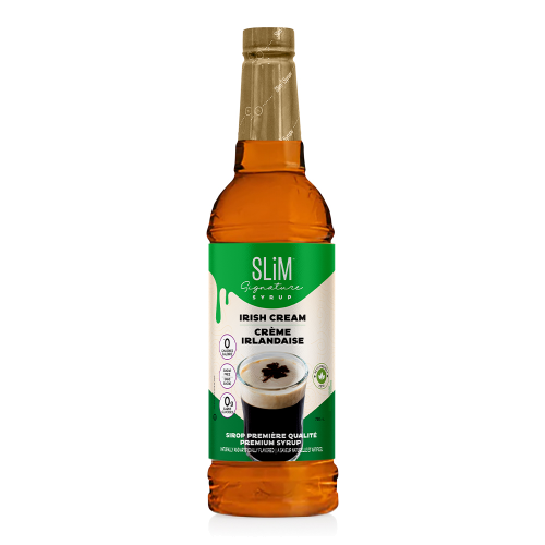 Sirops Slim - Sirop de Noisette Sans Sucre - Bouteille de 750 ml