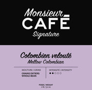 Monsieur Café Signature Colombien Velouté 2lbs